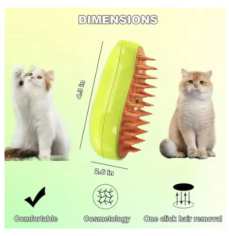 Miniatura 4 de Cepillo Pelo Mascotas Recargable Vapor